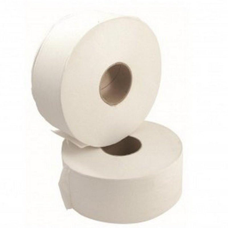 Durelle Eco FSC Mix Jumbo Toilet Rolls 1 Ply 500m (8 rolls/bale)