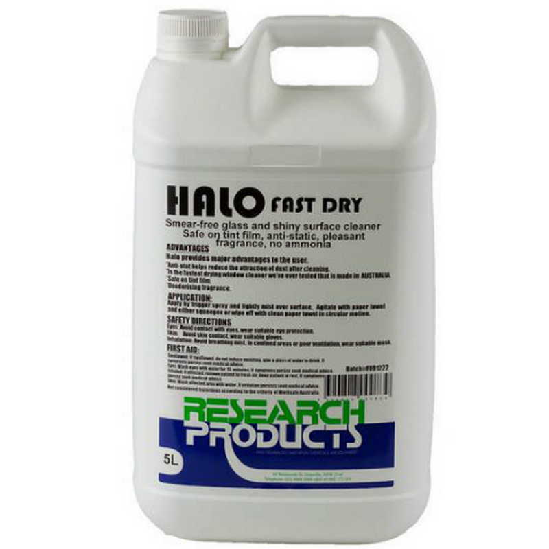 Research Halo Fast Dry Window Cleaner 5ltr (each)