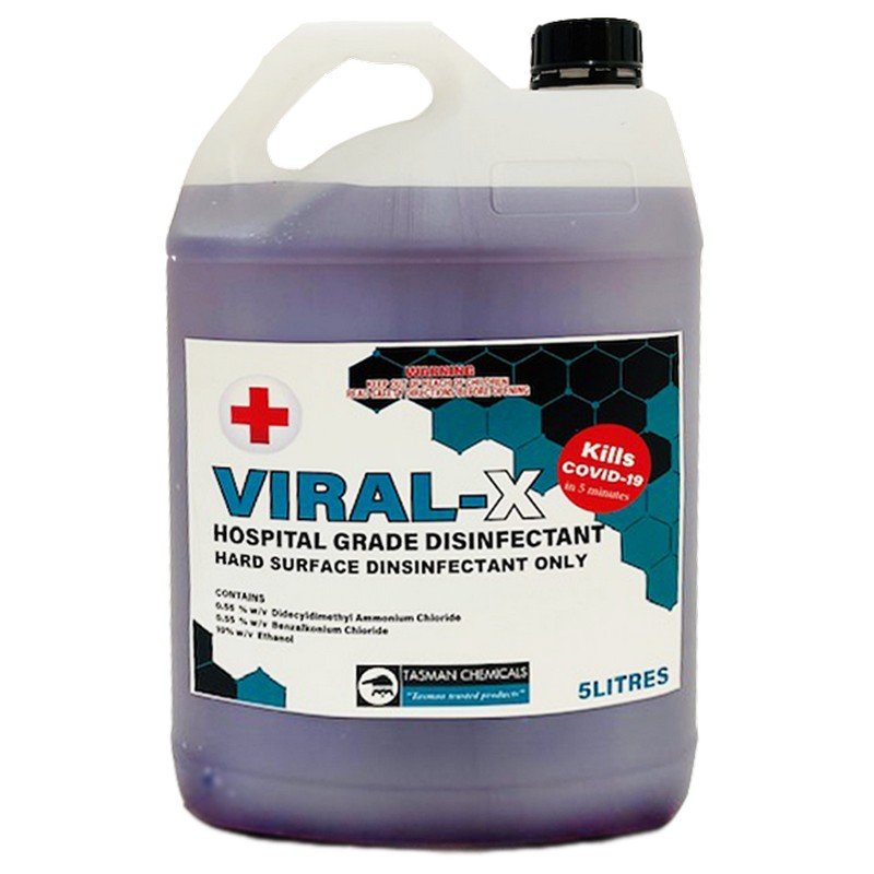 VIRAL X - Hospital Grade Disinfectant 5L (each)