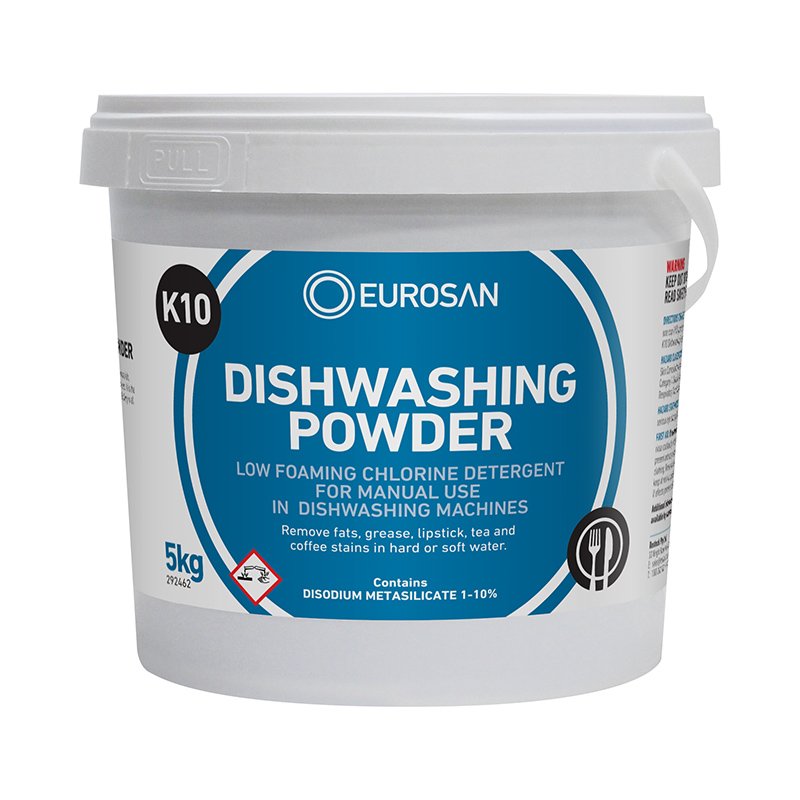 Eurosan K10 Dishwashing Powder 5kg (each)