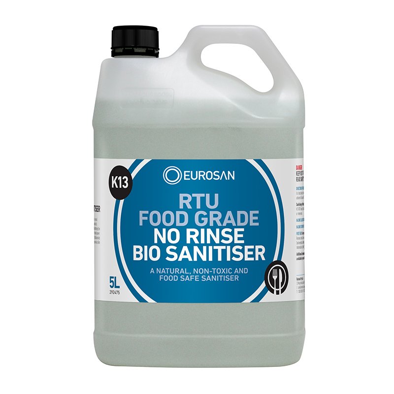 Eurosan K13 RTU Food Grade No Rinse Bio Sanitiser 5ltr