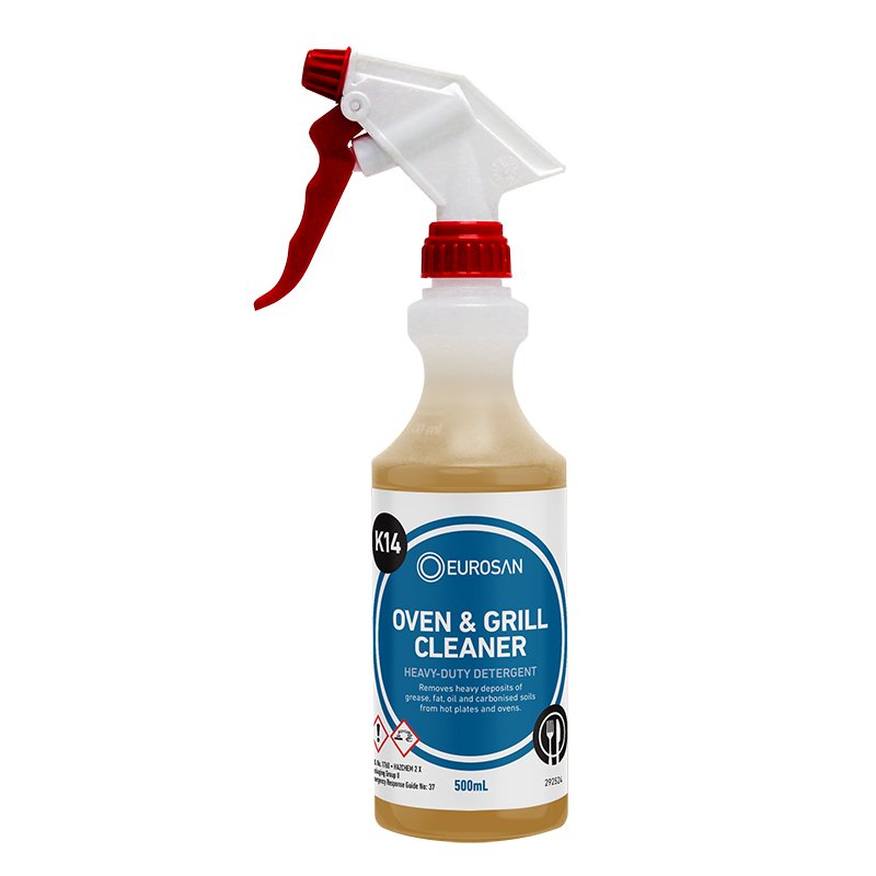 Eurosan Label K14 Oven & Grill Cleaner  (to suit 500ml-1000ml Bottle) (each)