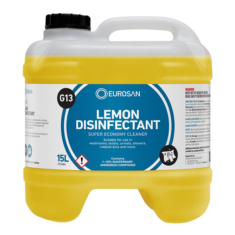 Eurosan G13 Lemon Disinfectant 15ltr (each)