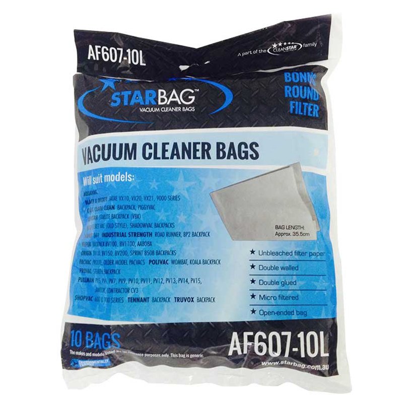 AF607 Vacuum Bags (10/pack)
