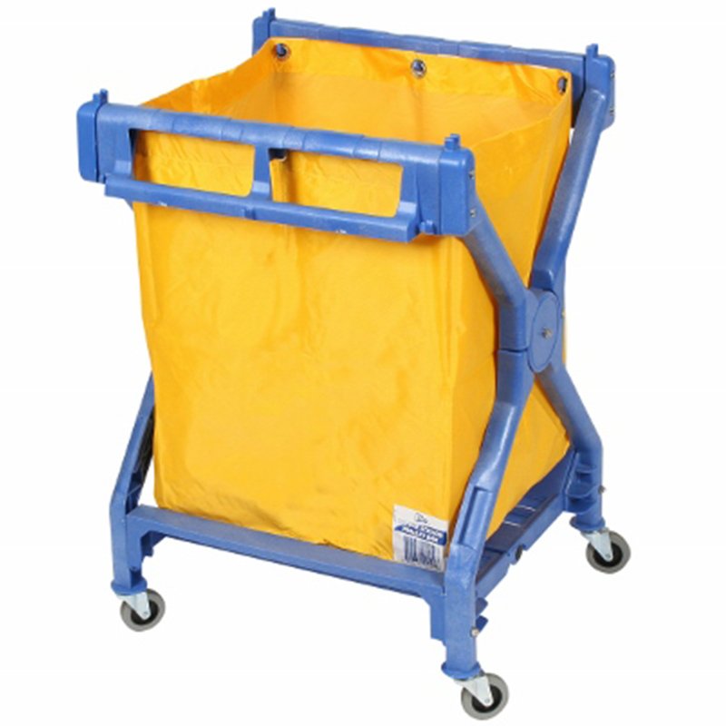 Delux Plastic Scissor Trolley with Bag (each)