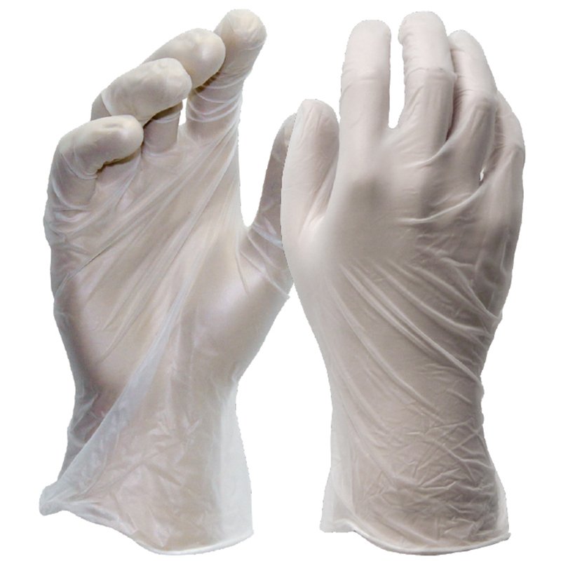 Protectaware Premium Clear Vinyl Powder Free Gloves - Medium (100/pack)