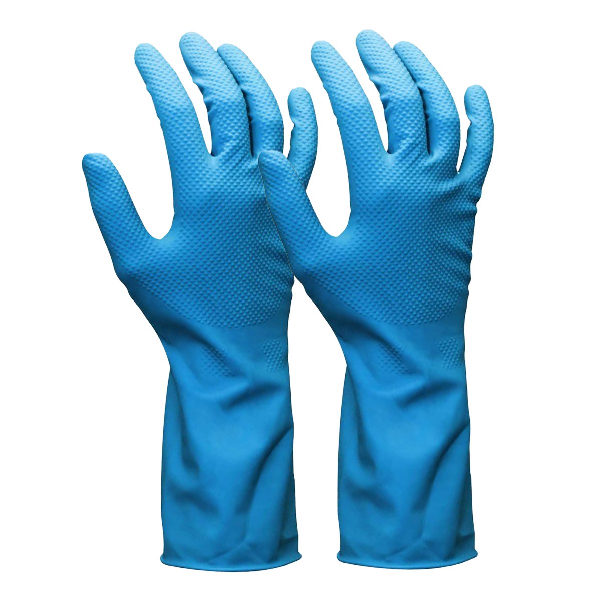 Durelle Premium Ambidextrous Blue Silver Lined Gloves - Medium Size 8 (50/pack)