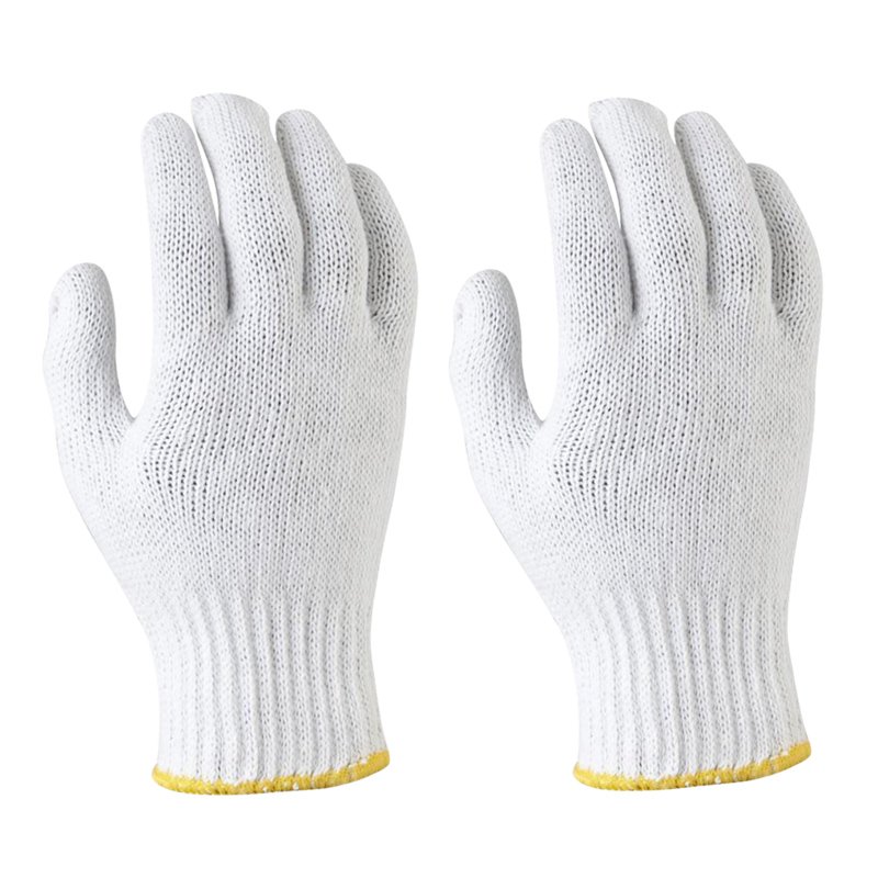Protectaware 100% Cotton Knitted Gloves white - Ladies (12pairs/pack)