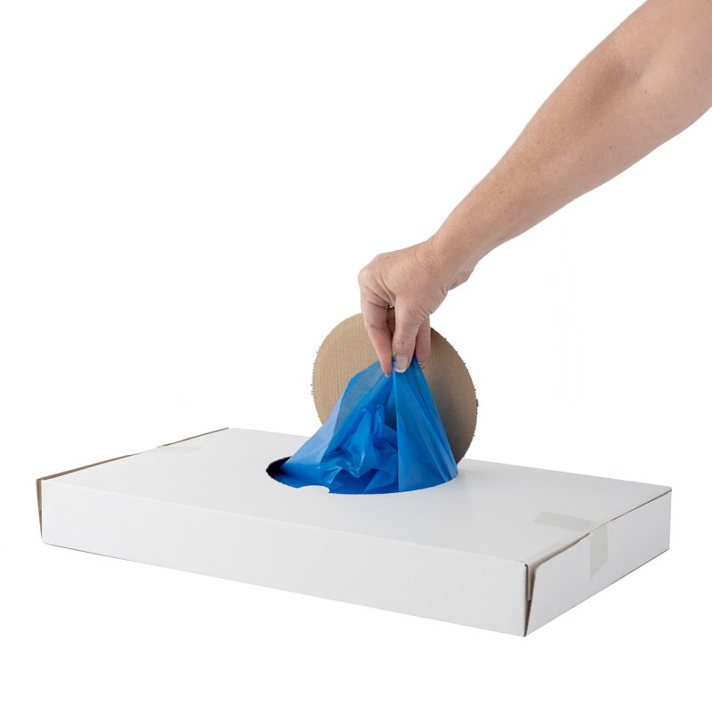 Protectaware PE Disposable Aprons Dispenser Box 1250mm Blue (500/ctn)