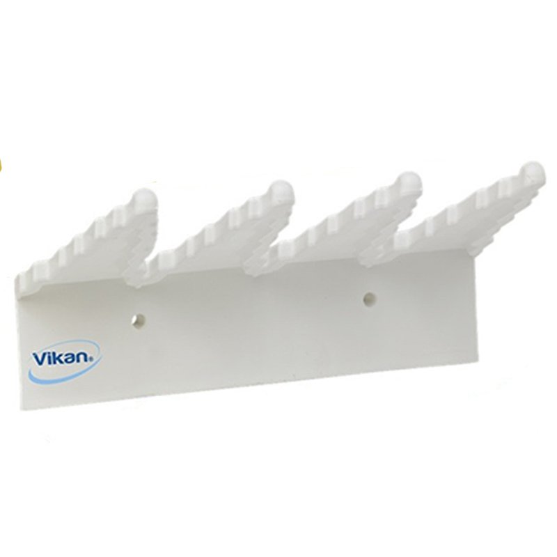 White Vikan Wall Bracket System, 3 Holders
