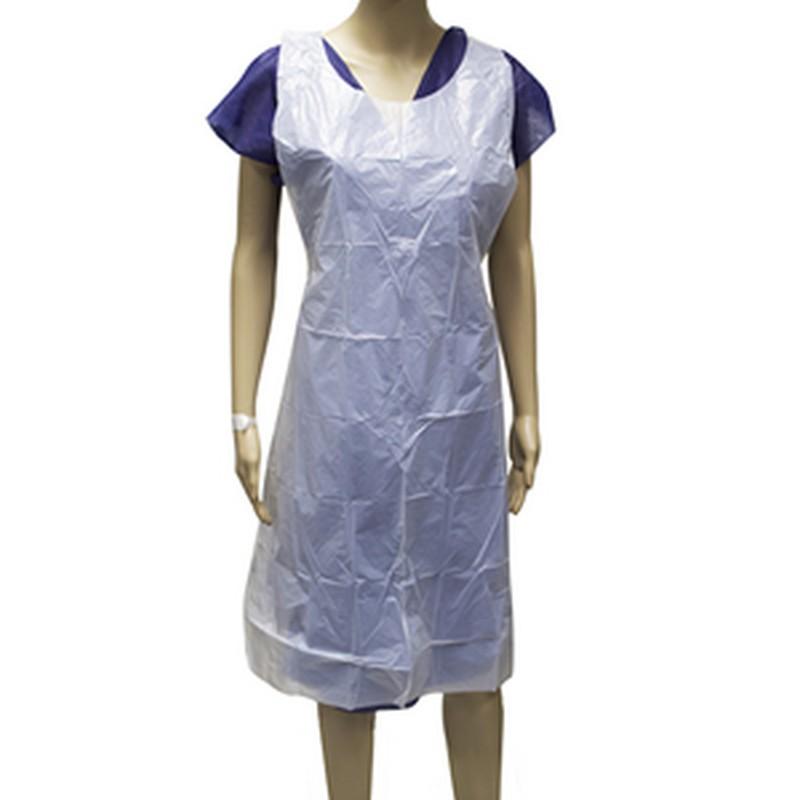 Individually Wrapped LDPE Disposable Aprons 71x117cm (100/pack)