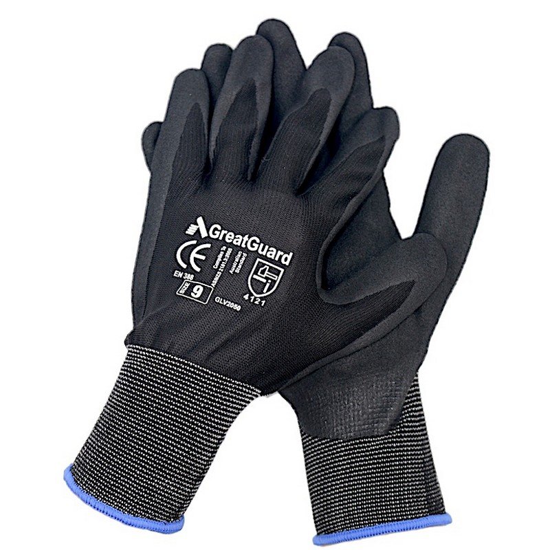 Premium Nitrile Coated Glove Medium Size 8 (1 pair)