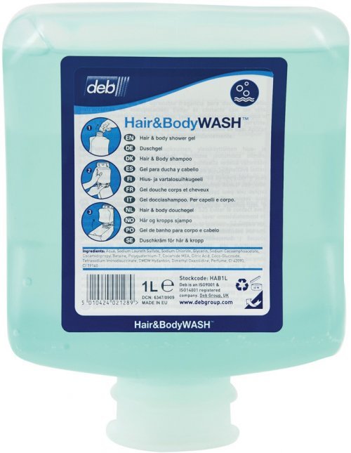 Deb Estesol Hair & Body Liquid Soap 1000ml (each)