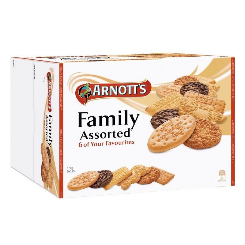Arnotts Classic Assorted Biscuits (1.5kg/ctn)