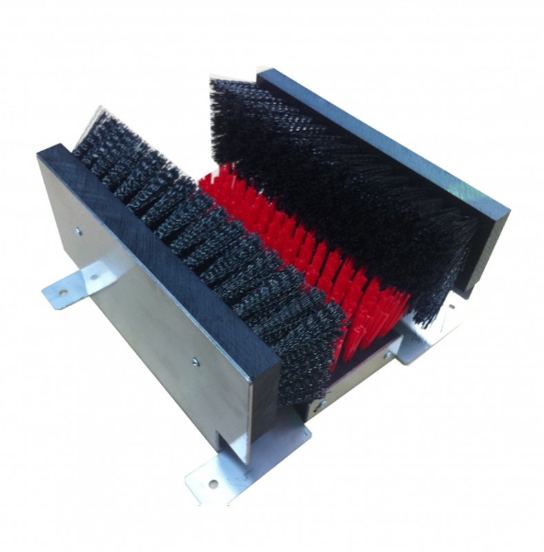 Stainless Steel Boot Brush with Poly Bristles (each)