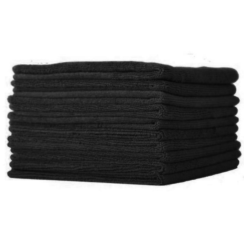 Microfibre Cloth Black 40cm x 40cm (each)