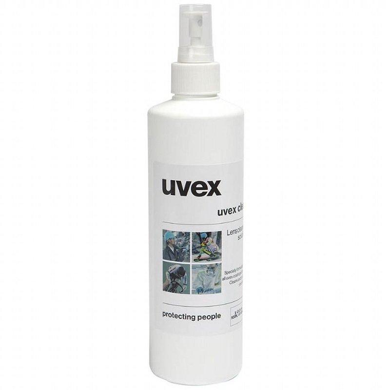 Uvex Lens Cleaning Solution (500ml Bottle) (each)