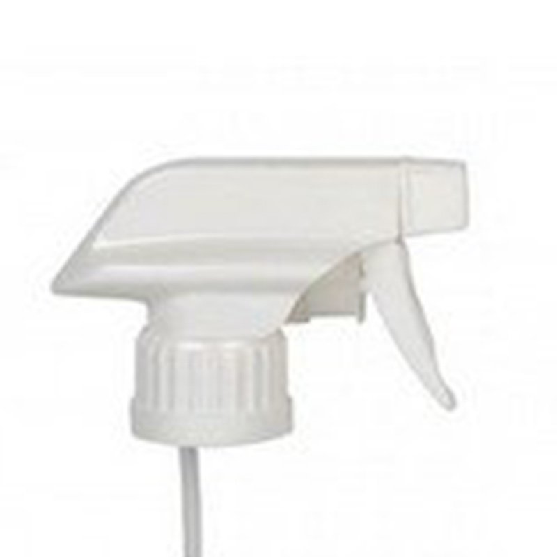 White Trigger Sprayer to suit 500ml HDPE Straight Sided Bottle (each)