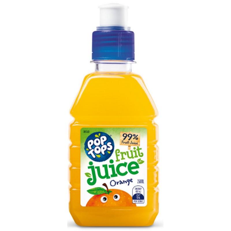 Pop Top Orange Juice 250ml (24/pack)