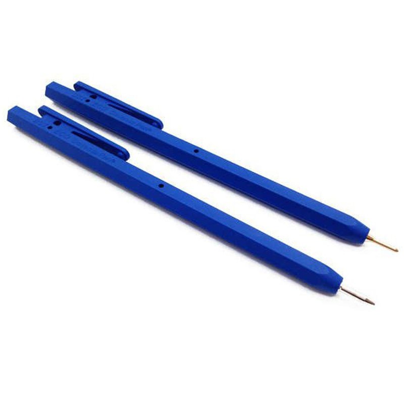 Detectable Eco Pen with Clip, Brass Nib with BLUE Ink (50/pack)
