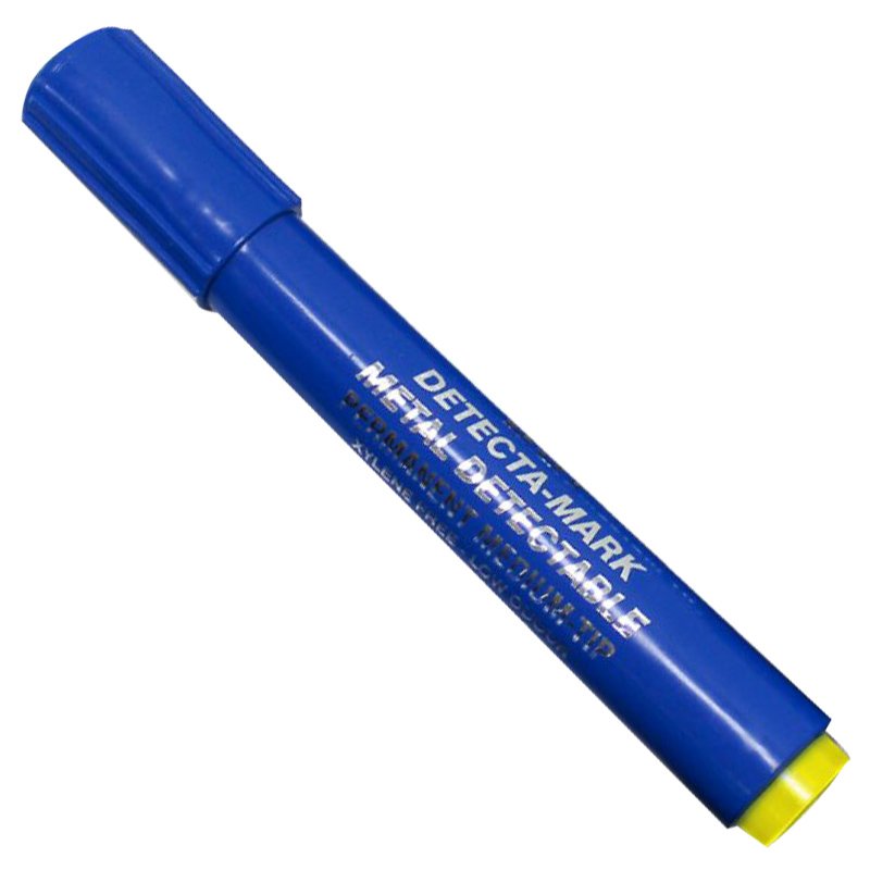 Detectable Highlighter Blue with Yellow Ink (10/pack)