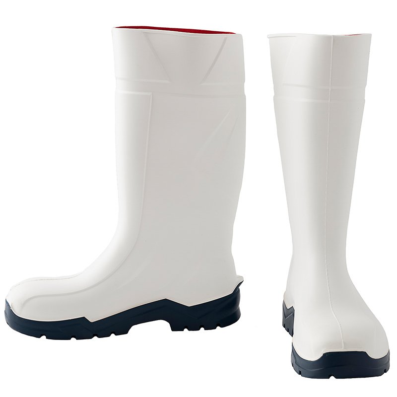 Protectaware White PU Gumboot Non Safety Toe Size 13/47 (1 pair)
