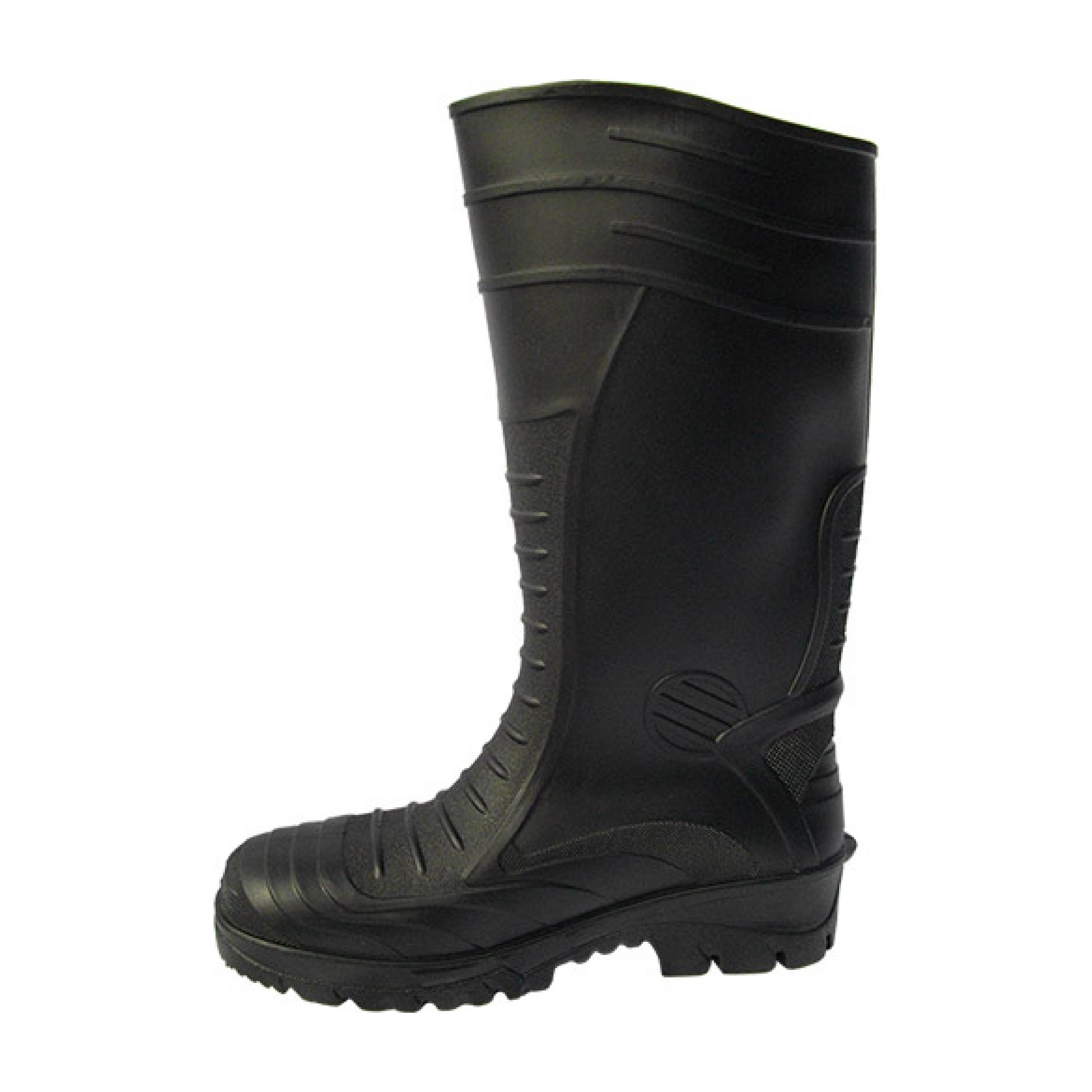 Black PVC Safety Gumboot Mens Size 9 (1 pair)
