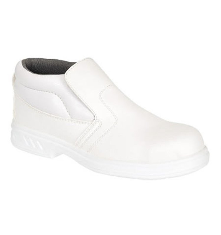 White Slip on Safety Boot Mens Size 3 (1 pair)