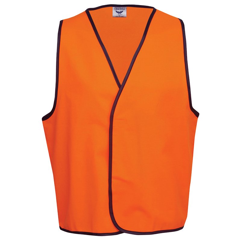 Hi Vis Safety Vest Day Use Orange XLarge (each)