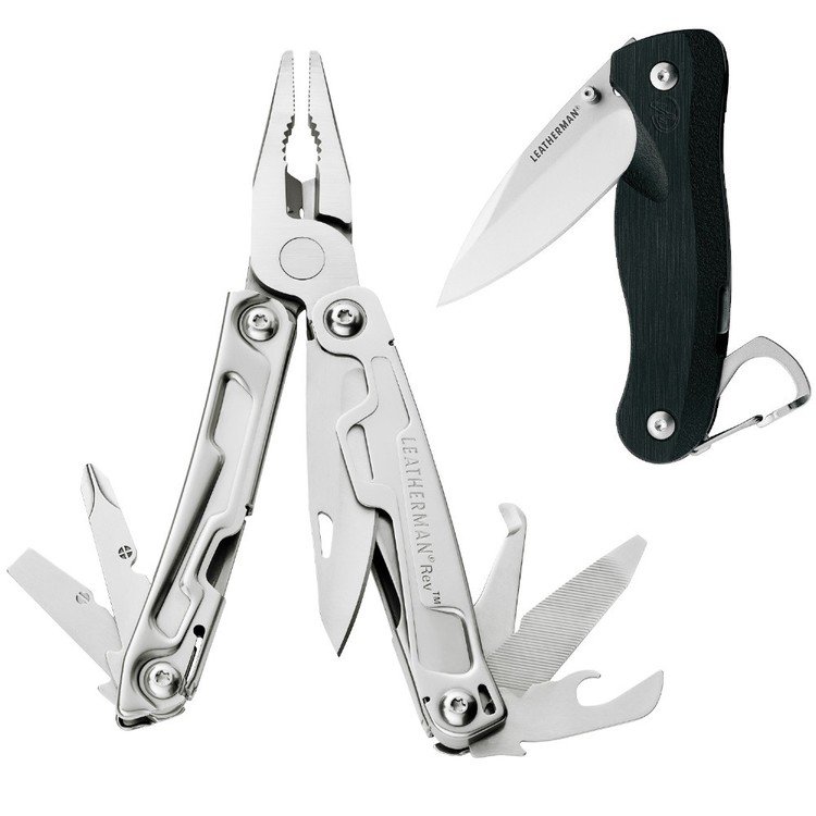 Leatherman Rev Multi-Tool and C33 Knife Set Multicoloured (13400 Loyalty Points)