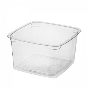Square 300ml Clear Plastic Container (500/ctn)