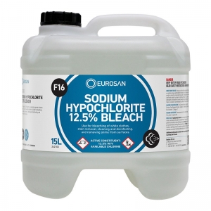 Eurosan F16 Sodium Hypochlorite 12.5% Bleach 15L