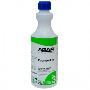Agar Counterflu Disinfectant Bottle Only 500ml (each)
