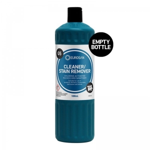Eurosan G5 Disinfectant Cleaner/Stain Remover Labelled Green Empty Bottle & Flip