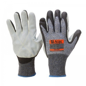AFND Arax Ultra-thin Foam Nitrile Cut 5 Glove with Synthetic Leather Palm Size 8