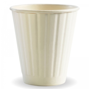 Biodegradable Double Wall Hot Paper Cups (90mm) 295ml (1000/ctn)