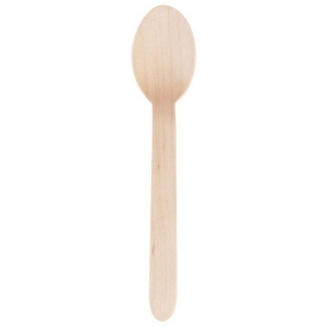 Spoon, Wood 100% 16Cm Uncoated (100/pack)