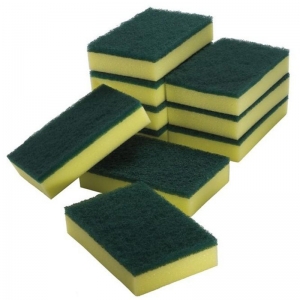 Standard Scour Sponges 150mm x 100mm (10/pack)
