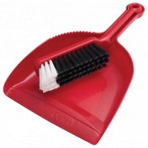 Premium Red Dustpan & Brush Set (each)