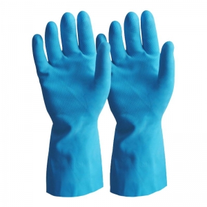 Durelle Premium Ambidextrous Blue Silver Lined Gloves - Medium Size 8 (50/pack)