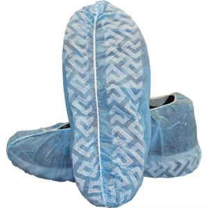 Protectaware Disposable Non Slip Polypropylene (PP) Shoe Covers Blue XLarge (100