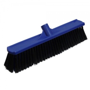 Hard Centre Factory Plastic Backed Broom Head 450mm Red (each)