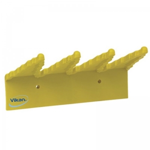 Yellow Vikan Wall Bracket System, 3 Holders