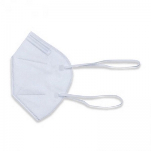 N95/P2 Respirator Flat Fold Masks White (Head Straps) (10/pack)