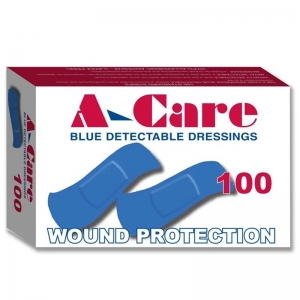 Metal Detectable Band-Aids Blue (100/pack)