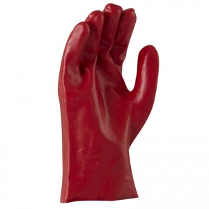 Red PVC Chemical Resistant Gauntlet 27cm (1 pair)