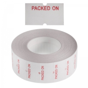 PACKED ON Labels, Freezer Grade 21x12mm (10,000/sleeve)