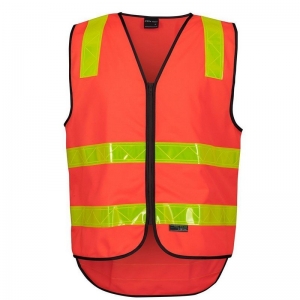 Hi Vis Day/Night Reflective VIC Roads Safety Vest - Orange Medium (each)