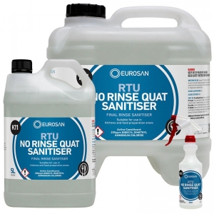 Eurosan K11 RTU No Rinse Quat Sanitizer (Each)
