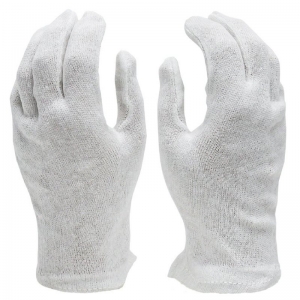Cotton Interlock Liner Glove with Hemmed Cuff (Pack)